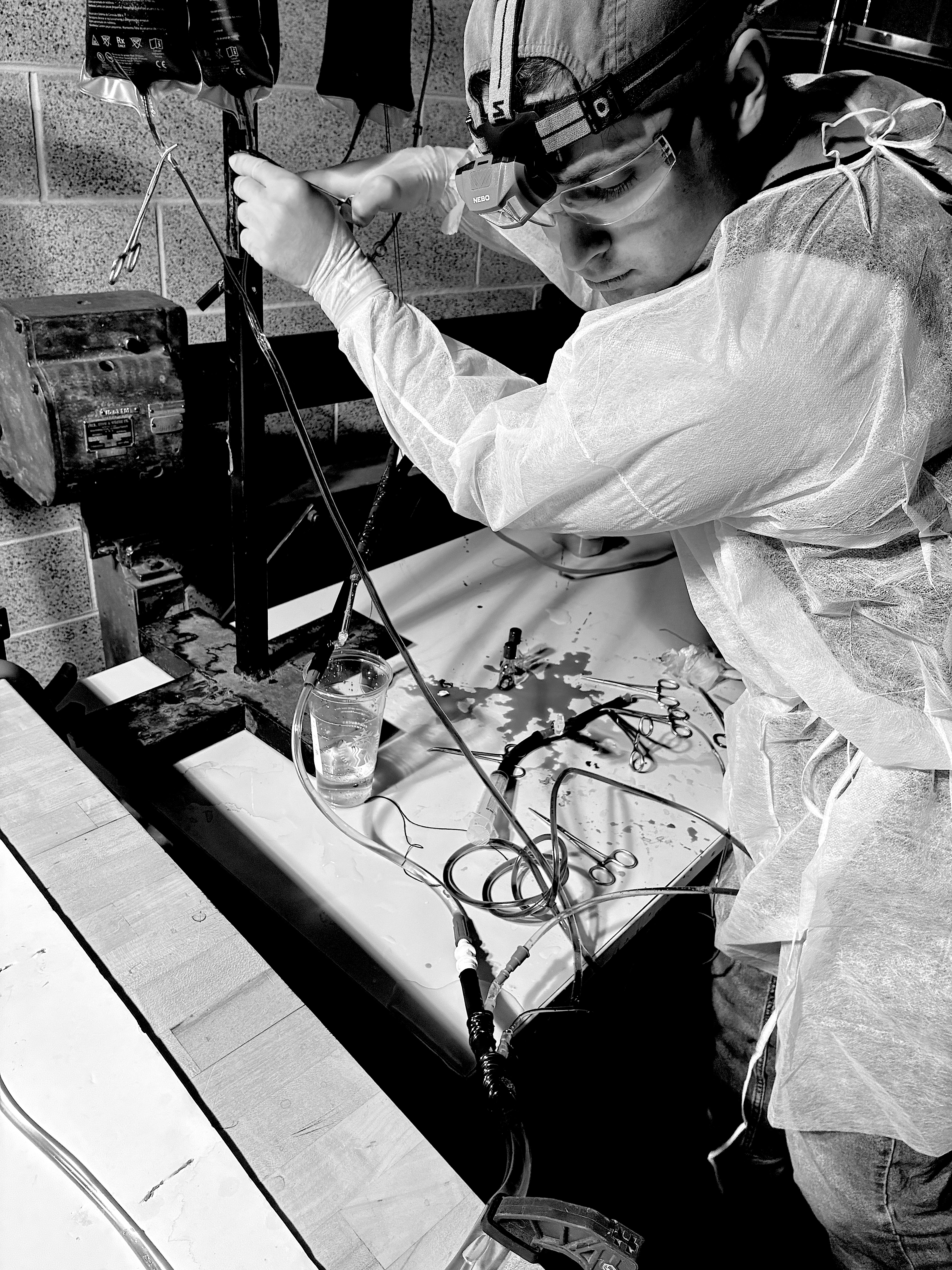 WM&S founding team at work in the lab